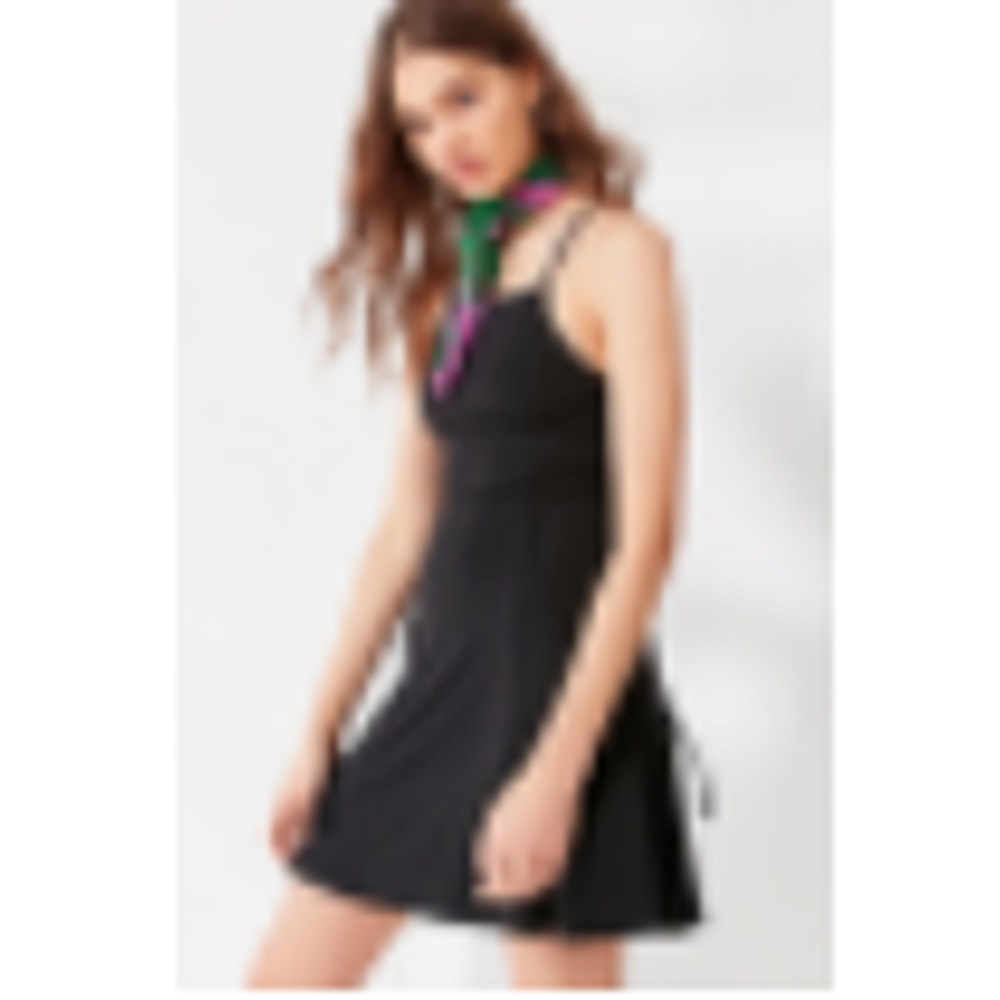 Urban Outfitters Jeanne Lace-Up Back Mini Dress_ NWT - M